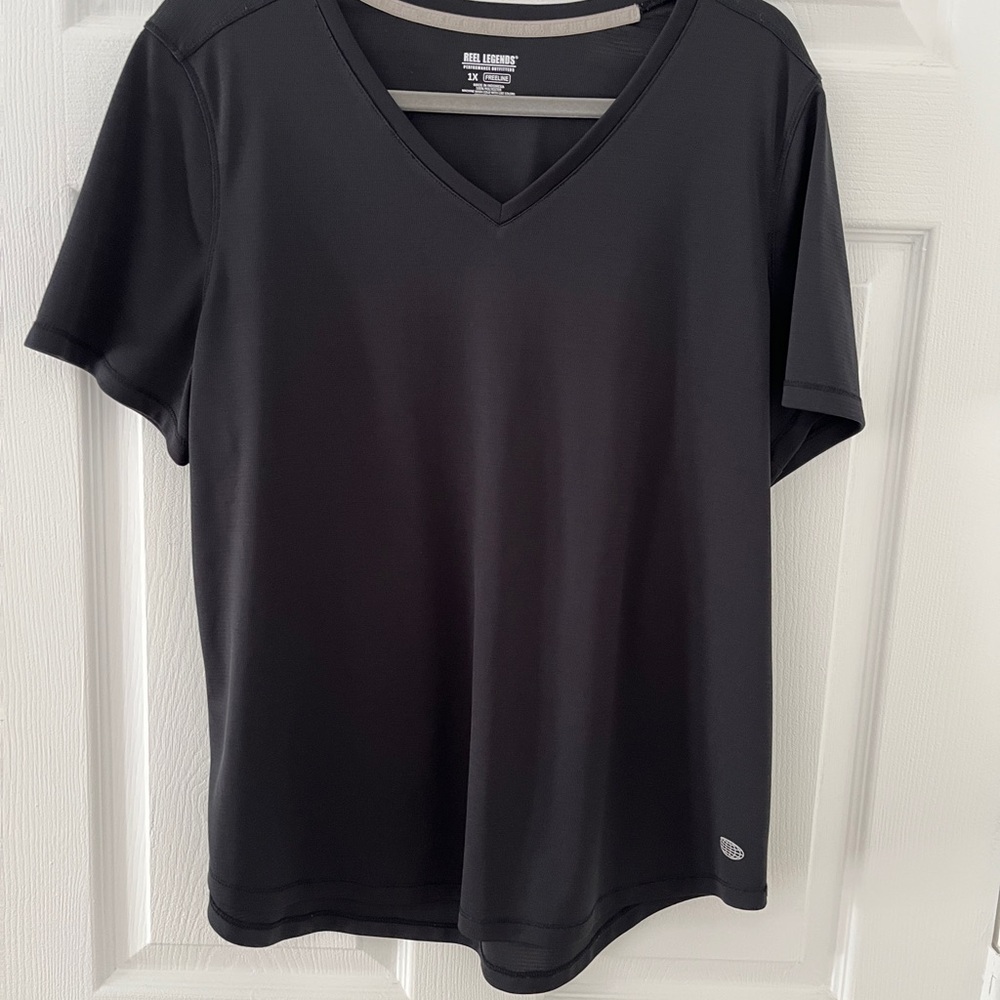 Black V-Neck T-Shirt